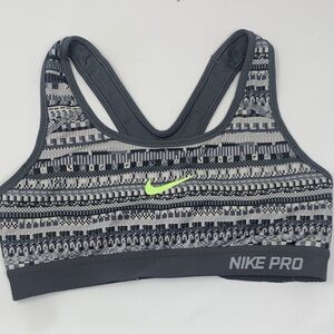 Nike pro yoga pilates athletic activewear sports bra small